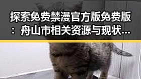 探索免费禁漫官方版免费版：舟山市相关资源与现状分析