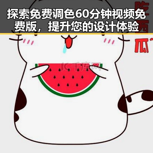 探索免费调色60分钟视频免费版,提升您的设计体验
