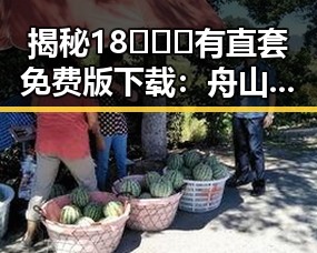 揭秘18❌❌❌有直套免费版下载：舟山市最新动态与实用指南