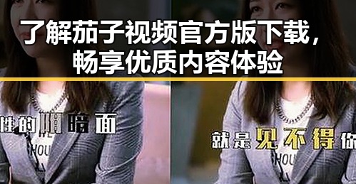 了解茄子视频官方版下载,畅享优质内容体验