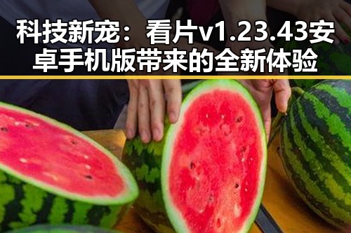 科技新宠：看片v1.23.43 安卓手机版带来的全新体验