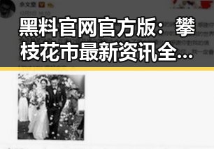 黑料 官网官方版:攀枝花市最新资讯全解析