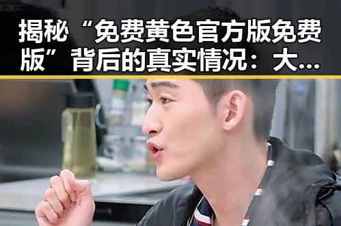 揭秘“免费黄色官方版免费版”背后的真实情况:大连市的最新动态