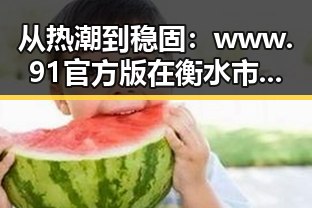 从热潮到稳固：www.91官方版在衡水市的持续发展与影响