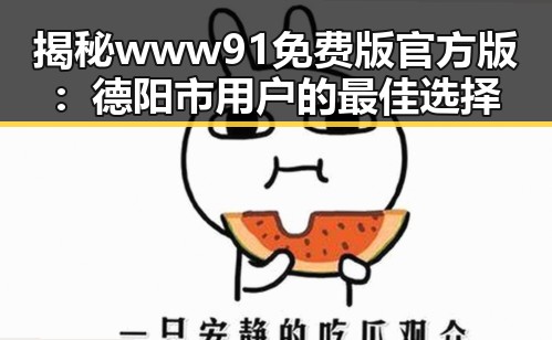 揭秘www91免费版官方版:德阳市用户的最佳选择