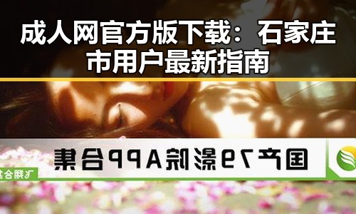 成人网官方版下载：石家庄市用户最新指南