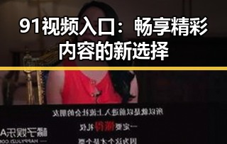 91视频入口:畅享精彩内容的新选择