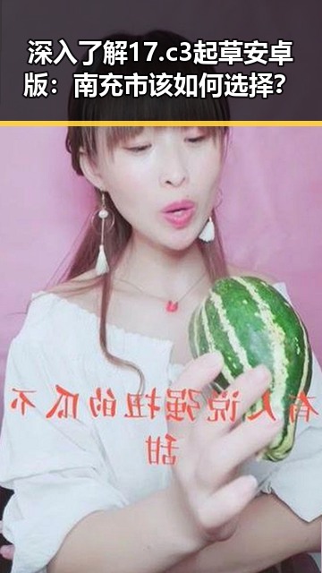 深入了解17.c3起草安卓版：南充市该如何选择？