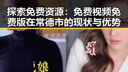 探索免费资源：免费视频免费版在常德市的现状与优势