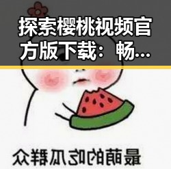 探索樱桃视频官方版下载：畅享纯净体验的最佳选择