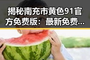 揭秘南充市黄色91官方免费版：最新免费资源盘点