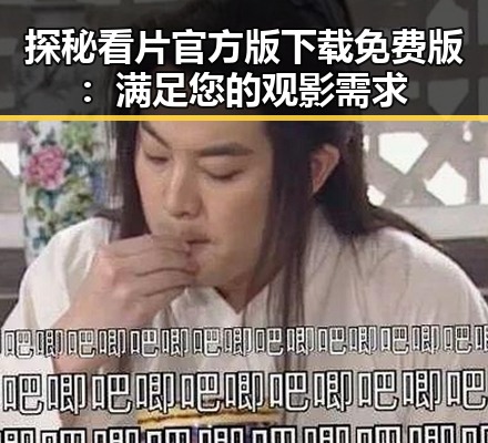 探秘看片官方版下载免费版：满足您的观影需求