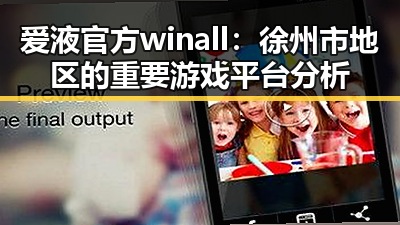 爱液官方winall：徐州市地区的重要游戏平台分析
