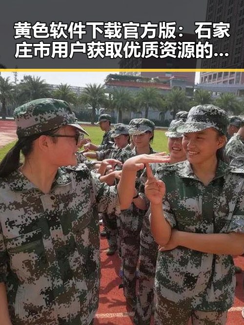 黄色软件下载官方版：石家庄市用户获取优质资源的新选择