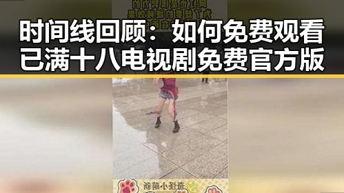 时间线回顾:如何免费观看已满十八电视剧免费官方版