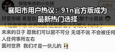 襄阳市用户热议：91n官方版成为最新热门选择