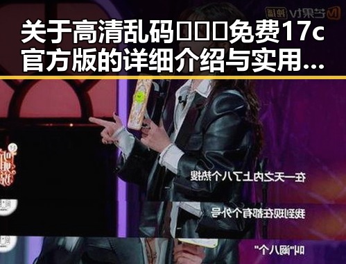 关于高清乱码🔞❌♋免费17c官方版的详细介绍与实用建议