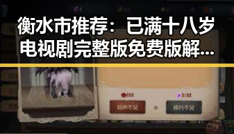 衡水市推荐:已满十八岁电视剧完整版免费版解析与欣赏