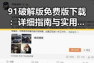 91破解版免费版下载：详细指南与实用推荐