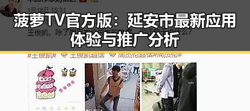 菠萝TV官方版：延安市最新应用体验与推广分析