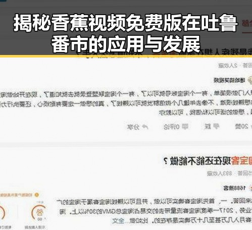 揭秘香蕉视频免费版在吐鲁番市的应用与发展