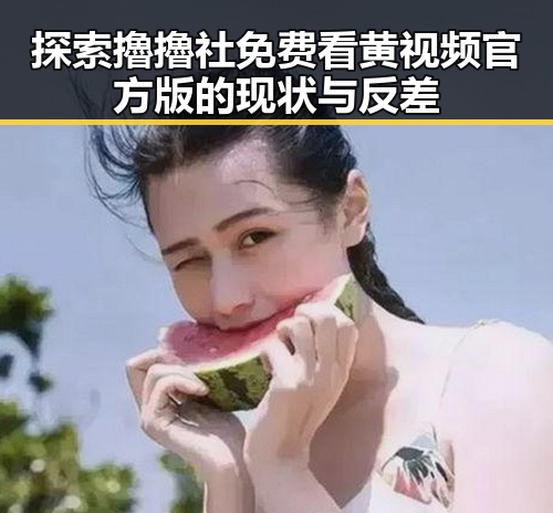 探索擼擼社免费看黄 视频官方版的现状与反差