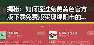 揭秘:如何通过免费黄色官方版下载免费版实现绵阳市的娱乐新体验