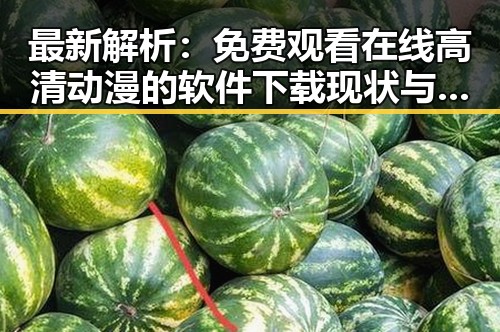 最新解析: 免费观看在线高清动漫的软件下载现状与趋势