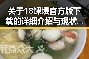 关于18馃埐官方版下载的详细介绍与现状分析