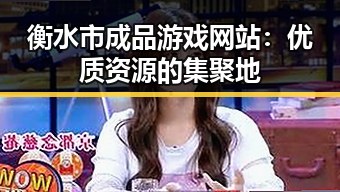 衡水市成品游戏网站：优质资源的集聚地
