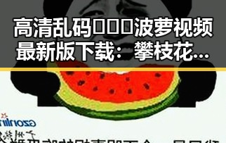 高清乱码🔞❌♋波萝视频最新版下载：攀枝花市用户的新选择