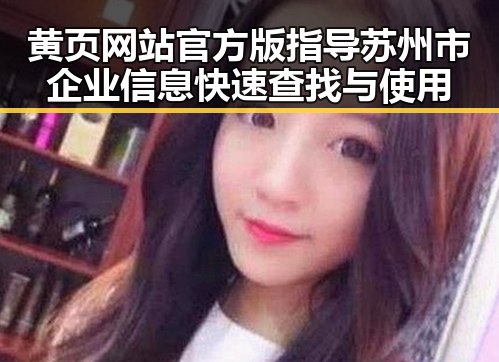 黄页网站官方版指导苏州市企业信息快速查找与使用