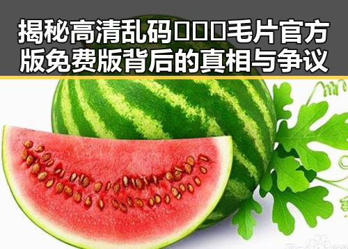 揭秘高清乱码🔞❌♋毛片官方版免费版背后的真相与争议
