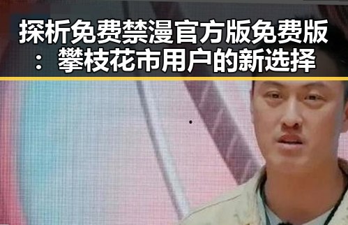 探析免费禁漫官方版免费版:攀枝花市用户的新选择