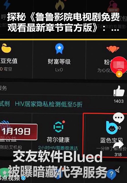 探秘《鲁鲁影院电视剧免费观看最新章节官方版》：影视与娱乐的完美结合