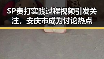 SP责打实践过程视频引发关注,安庆市成为讨论热点