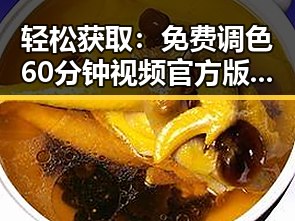 轻松获取：免费调色60分钟视频官方版下载，安庆市用户必看
