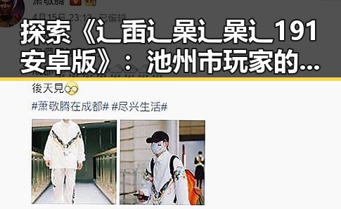 探索《辶臿辶喿辶喿辶191安卓版》:池州市玩家的新宠