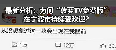 最新分析:为何“菠萝TV免费版”在宁波市持续受欢迎?