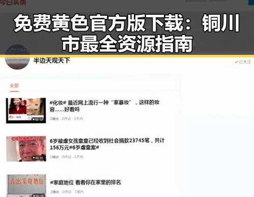 免费黄色官方版下载:铜川市最全资源指南